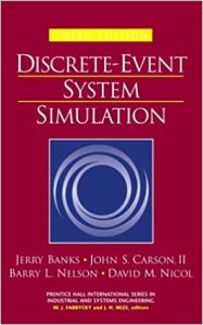Discrete-Event-System-Simulation-187x300 شبیه سازی مرکز پشتیبانی فنی کامپیوتر(ابل و بکر) با ارنا arena آرنا - سوال دو فصل دو 